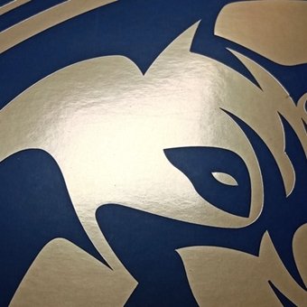 Matt Gold Foil Stamping 