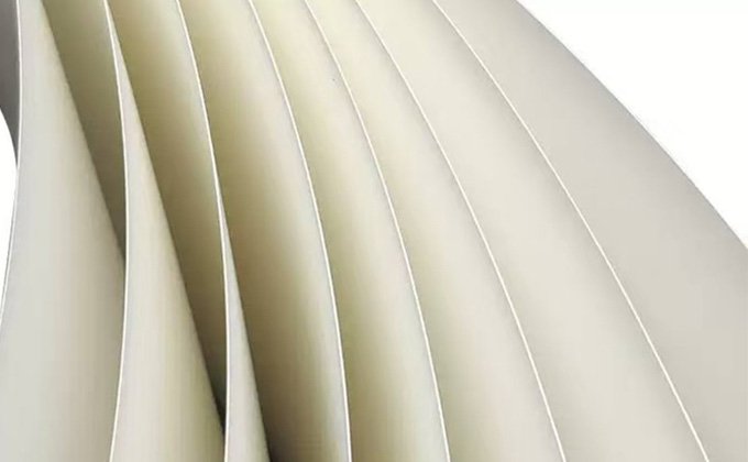 White Cardboard material