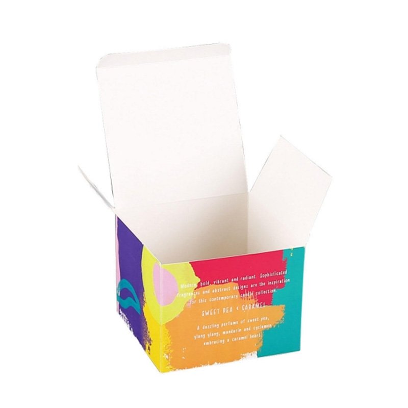 White Paper Candle Box