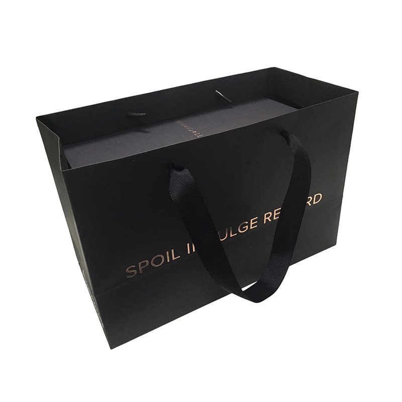 Black Kraft Paper Bag