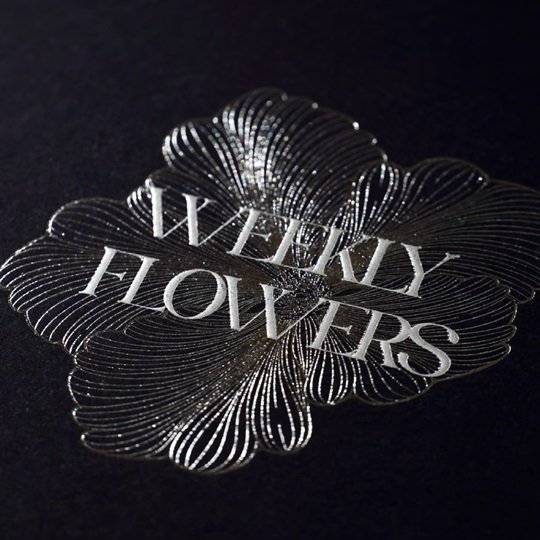 Kraft paepr with Silver foil stamping
