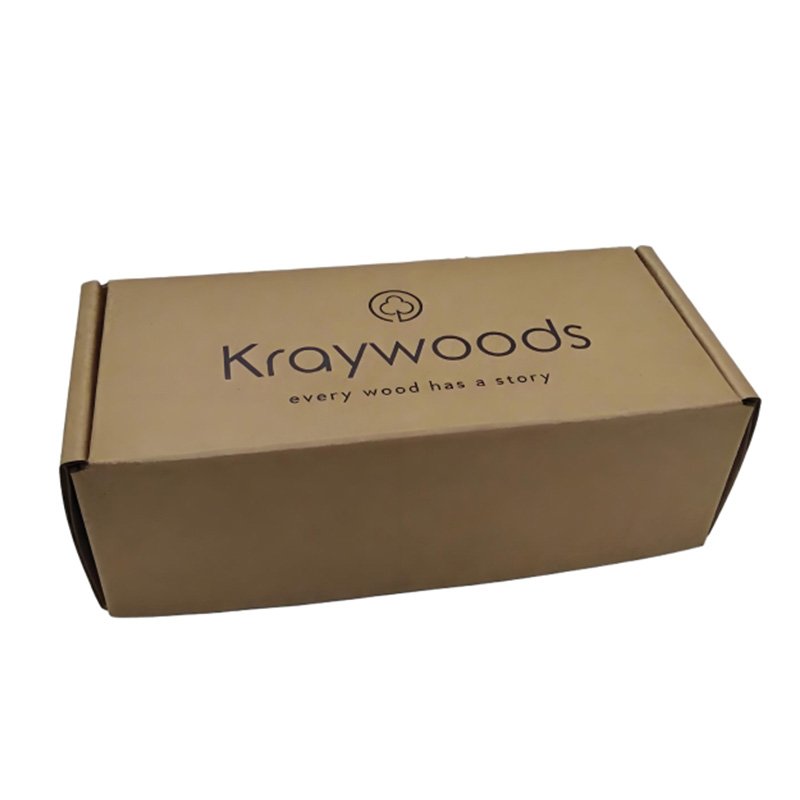 Kraft Mailer Boxes with Black Printing