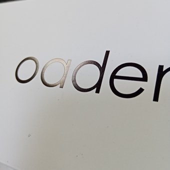 Black Foil Stamping