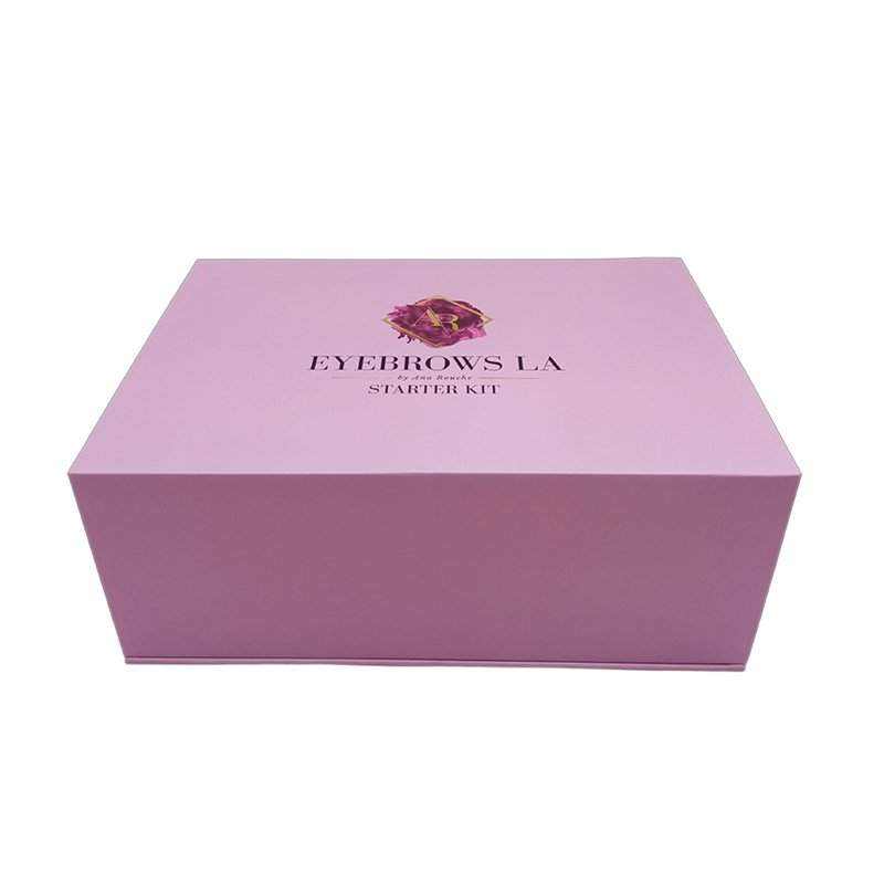 Pink Flip-Top Magnetic Boxes