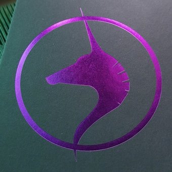 Purple Foil Stamping