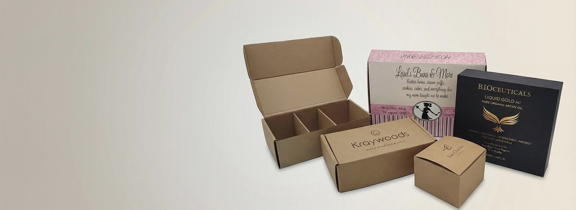 Custom-Made Kraft Boxes banner