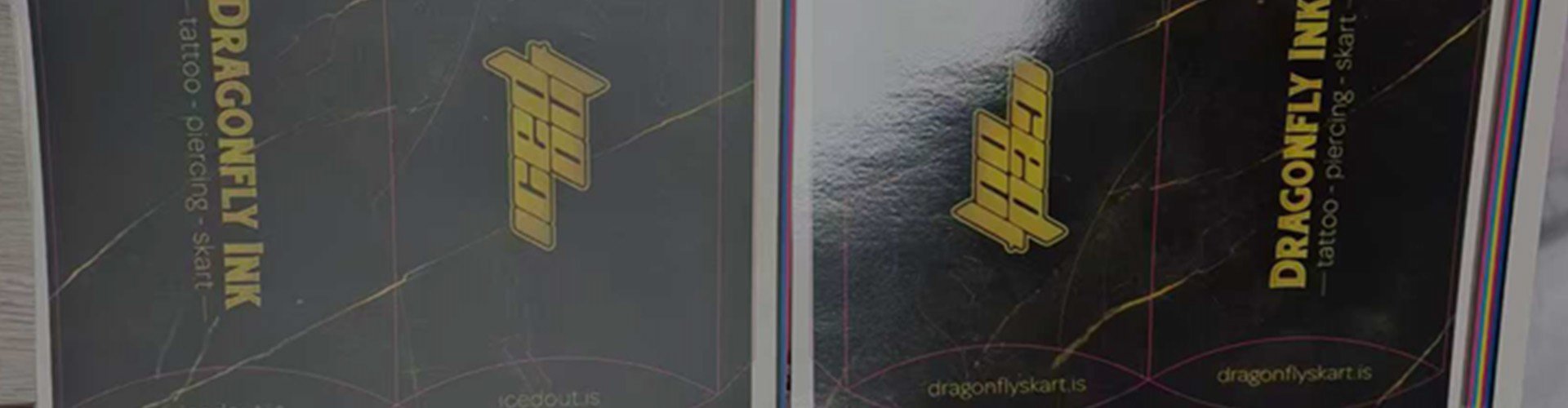 Matt&glossy Lamintion banner