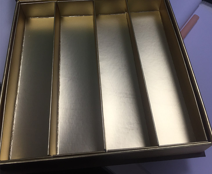 Chocolate Box gold paper material