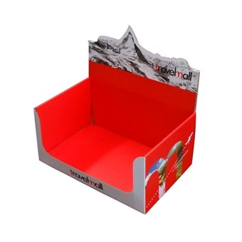 Red Cardboard Counter Display Box
