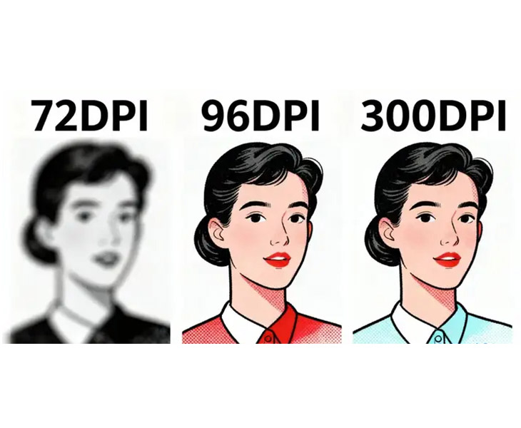You can adjust your image to 300 DPI by following these steps