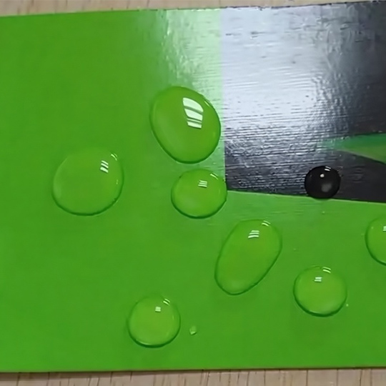 Aqueous coating is glossy, water-based, eco-friendly (2)