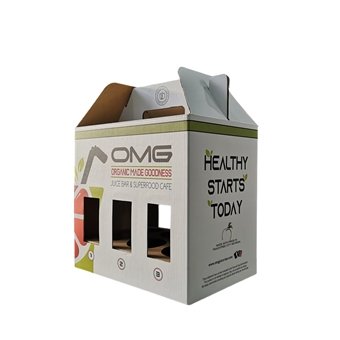 Healthy food takeout gable box