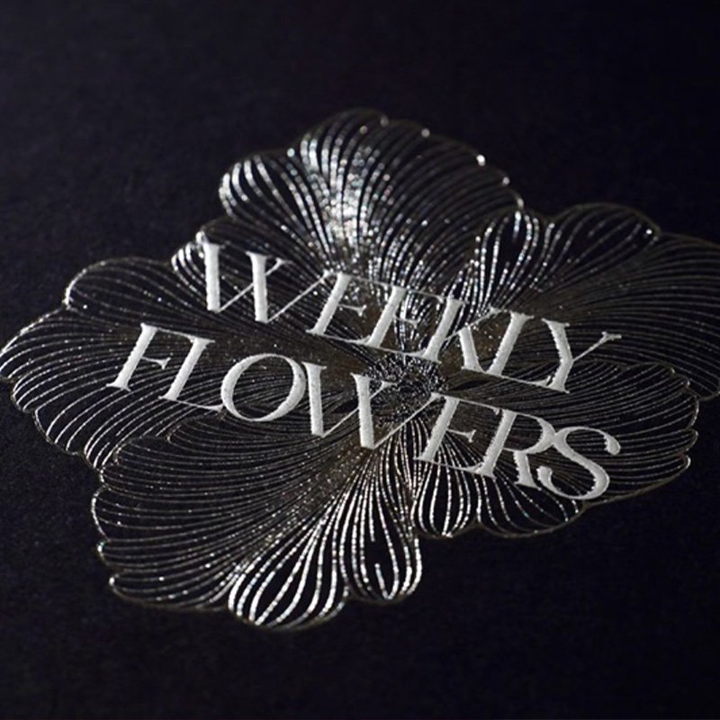 Kraft paepr with Silver foil stamping
