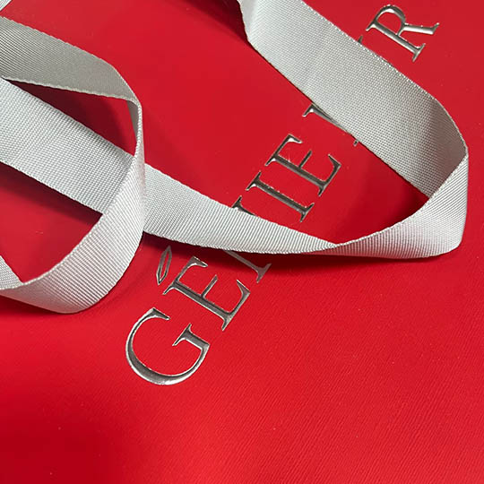 paepr with Silver foil stamping