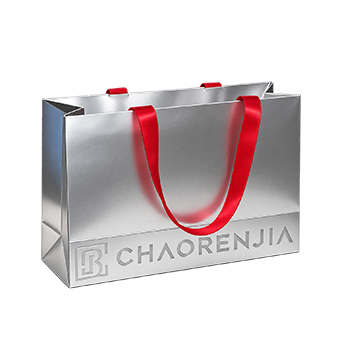 Matte Silver Paper Bag
