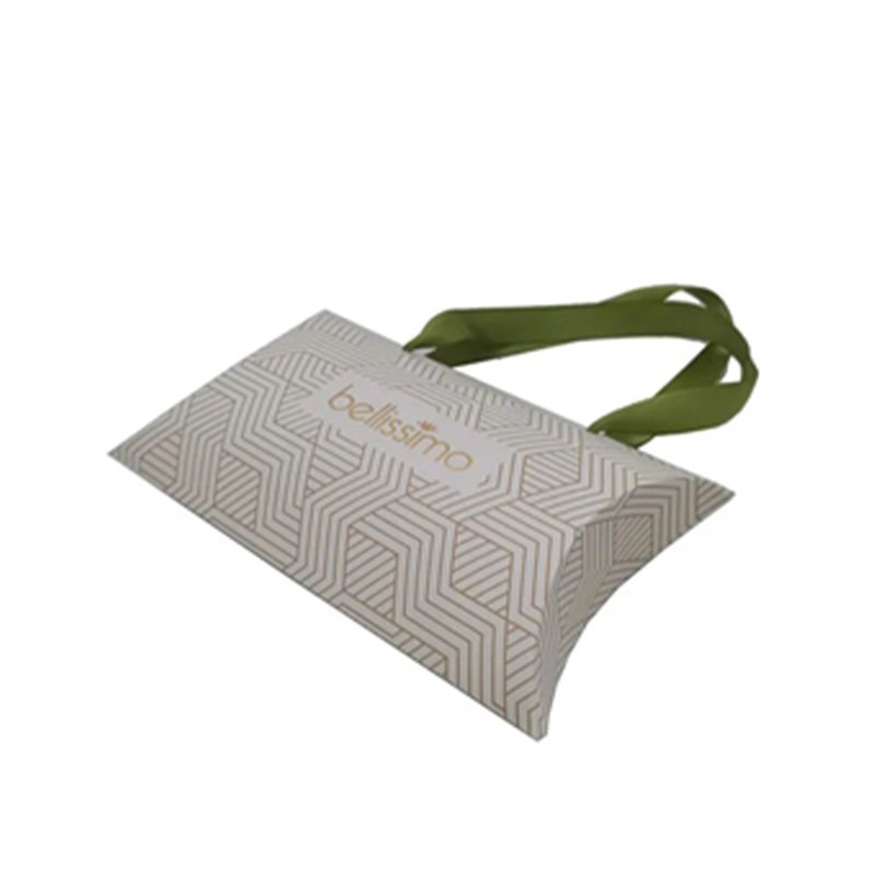 custom gold foil pillow boxes