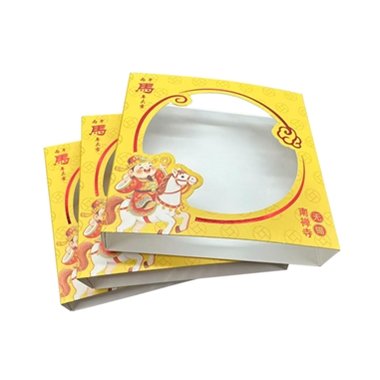 Packaging sleeve with window
