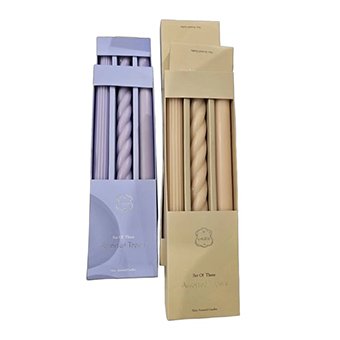 Pillar candle box packaging