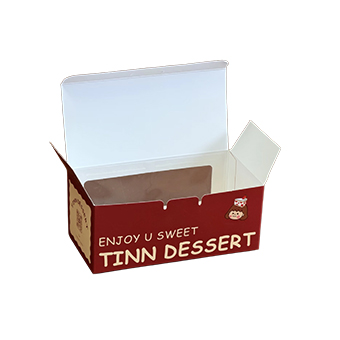 Self-locking bottom cookie boxes