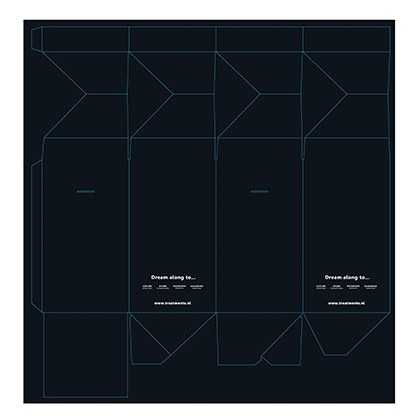 Cosmetic paper box file